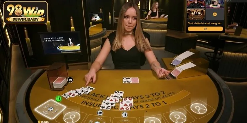 Cách chơi Blackjack trực tuyến tại 98Win
