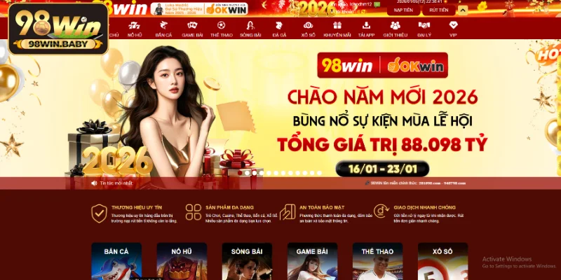 Giới thiệu 98Win - Điểm đến giải trí đẳng cấp