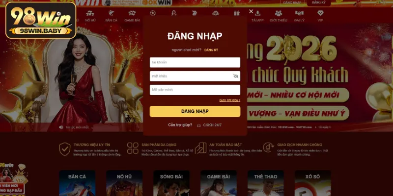 Hướng dẫn người mới các bước đăng nhập 98Win chuẩn xác nhất
